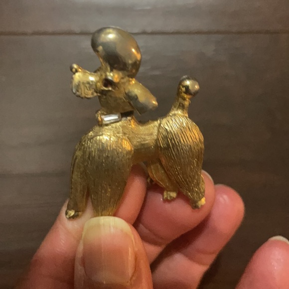 Vintage French poodle brooch - Picture 3 of 3